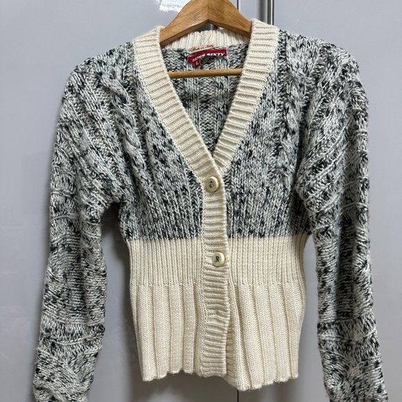 sold @ ebay ~ Miss Sixty Cardigan Sweater Wool & Mohair - Made in Italy - Picture 4 of 10